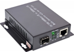 Fiber-optic InLine InLine&reg; Network Media Converter 10/100/1000Mb/s TP to SFP FO (for LC Duplex), SM, 20km