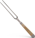 G&uuml;de Alpha Meat Fork 18cm Olive Wood