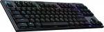 Log Logitech G915 TKL Tenkeyless LIGHTSPEED Wireless RGB Mechanical Gaming Keyboard - Keyboard - backlit - wireless - USB, Bluetooth, 2.4 GHz - Nordisk - key switch: GL Clicky - coal