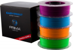 PLA filamentide komplekt EasyPrint 3D-printerile, Neoon, 1.75mm, 4 x 500g - Sinine, Roheline, Oranž, Lilla