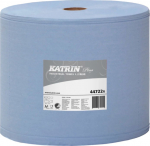 Industrial paper in a roll, 2-layer KATRIN Plus L2 blue 344m in a pack of 2 rolls (44722)