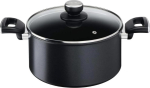 TEFAL | Unlimited Stewpot | G2554672 | 5 L | Aluminum | Dishwasher proof | Lid included | Black