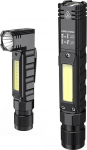 Superfire Flashlight G19, multifunction, with magnet, SMD + COB + RED, 200lm, 5+2W, rechargable