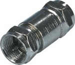 Wentronic Adapter F plug - F plug