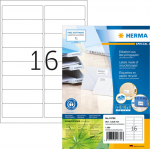 HERMA 10730 - Wei&szlig; - Self-adhesive printer label - Die-cut label - A4 - Papier - Laser/Inkjet