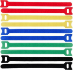 ProXtend Hook and Loop 20cm x 12mm, Multi 10pcs