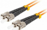 Lanberg Patchcord światłowodowy MM ST/UPC-ST/UPC DUPLEX 3.0MM OM2 50/125 LSZH 5m orange