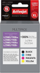 Activejet ABB-1100NX Ink (replacement for Brother LC1100/980; Supreme; 1 x 29 ml, 3 x 19.5 ml; black, magenta, cyan, yellow)