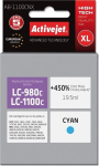 Activejet AB-1100CNX ink (replacement for Brother LC1100/LC980C; Supreme; 19.5 ml; cyan)