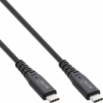 Kabel USB InLine USB-C - USB-C 1 m Czarny (35901I)