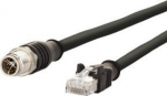 METZ CONNECT Verbindungsleitung M12 schwarz X-encoded - Kabel - Netzwerk