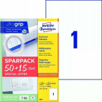 AVERY Universal labeling Avery 210x297 mm, hvid med Ultragrip +30% extra income - (65 ark)