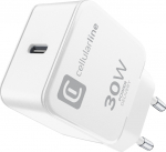 Cellularline The One - Netzteil - 30 Watt - PD, Fast Charge (24 pin USB-C)