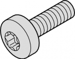 SCHROFF NECK SCREW.12.3 Torx NI 100ST