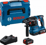 BOS Hammer Bosch Bosch cordless hammer drill GBH 18V-22 Professional, 18Volt (blue/black, 2x Li-ion battery 4.0Ah, in L-BOXX)