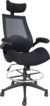 High task chair MILLER black