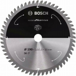 BOS Bosch Bosch circular saw blade standard for aluminum, 190mm, 56Z (bore 20mm, for cordless saws)