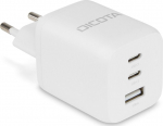 Dicota Compact 3-Port GaN Wall Charger (65W) EU white
