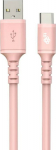TB Kabel USB-USB C 1m silicone pink