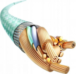 Kabel USB Joyroom USB-A - Lightning 1 m Zielony (JYR789)