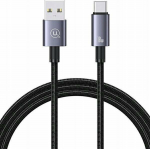 Kabel USB Usams USB-A - USB-C 1.2 m Czarny (USA1053)
