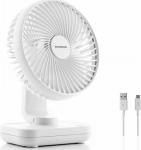 Fan USB InnovaGoods InnovaGoods Rechargeable Desk Fan Fanrec O5.4'' 36
