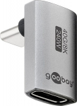 Wentronic Goobay USB-C Adapter Vertical 90&deg; Long, USB4 | 74442