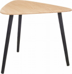 Gift Decor Triangular coffee table with wooden top, 64 x 60 x 48 cm