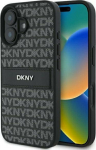 DKNY DKNY DKHCP16SPRTHSLK iPhone 16 6.1'' czarny/black hardcase Texture Pattern Tonal Stripe