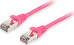 Equip Patchkabel Cat6A S/FTP 2xRJ45 25.00m pink LSZH Polybeutel