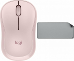 Log Logitech mouse M240 Silent Pink (910-007121) + Studio Series - MID GREY (956-000052)