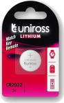 Uniross Batteries Uniross Lithium CR2032 Button cell battery, 1 stk