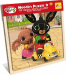 LISCIANI BING WOODEN PUZZLE (9 EL.) W DISPLAYU