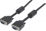 MANHATTAN SVGA Kabel HD15 St/St 3.0m Ferrite core black