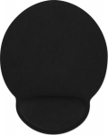 MANHATTAN Mouse pad foam with palm rest black retail