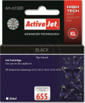 Activejet AH-655BR ink (replacement for HP 655 CZ109AE; Premium; 20 ml; black)