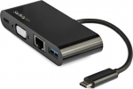 StarTech.com USB C VGA MULTIPORT ADAPTER, USB PD CHARGING 60W USB 3.0 GBE