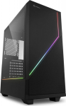 Sharkoon Geh&auml;use RGB FLOW ATX 1xGlas schwarz
