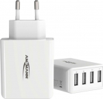 Ansmann Home Charger HC430 4xUSB 3000mA white