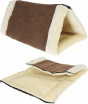 Pets Cream and brown dog house