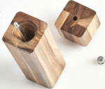 Zeller spice grinder Salt grinder / pepper, acacia, 5 x 5 x 21.3 cm