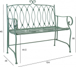 Chair MINT antique green metal