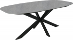 Dining table 200x100xH76cm, grey
