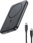 Ugreen Group Limited UGREEN Nexode Magnetic Power Bank &ndash; 10000 mAh &ndash; Wireless Charger &ndash; 20W USB C Fast Charging &ndash; Black PB561