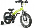 Qplay Children& - Miniby Balance Bike 14 cali Green