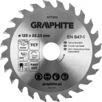Graphite Circular saw blade, widiowa, 125 x 22.23 mm, 24 in order to