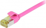 Synergy 21 Patchkabel RJ45 CAT6A 500Mhz magenta S/FTP slimline about d - Kabel - Digital/Data