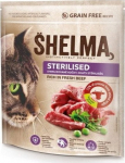 SHELMA Sterilised Beef - dry cat food - 1.4kg