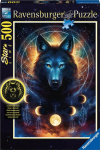 Ravensburger Puzzle: Starline - Wolf (Glow in the Dark) (500 pcs) (12000442)