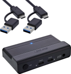 InLine USB-C-Switch - 4x2 - 4 USB 3.2-Equipment 2 Computer shared use